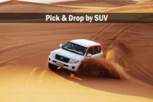 evening desert safari dubai with dinner buffet standard package