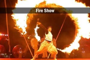 evening desert safari dubai with dinner buffet standard package